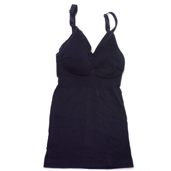 INGRID & ISABEL Nursing Seamless Shaping Tank Top Black Small NEW - Picture 2 of 6
